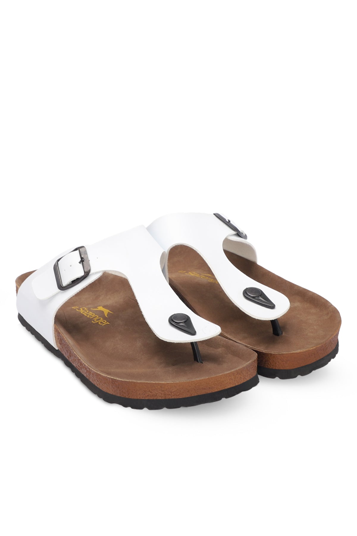 Slazenger Luke White sliders, view 2