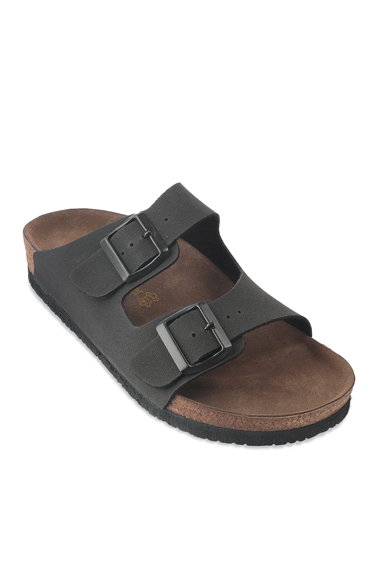 Slazenger Lens Black Nubuck sliders