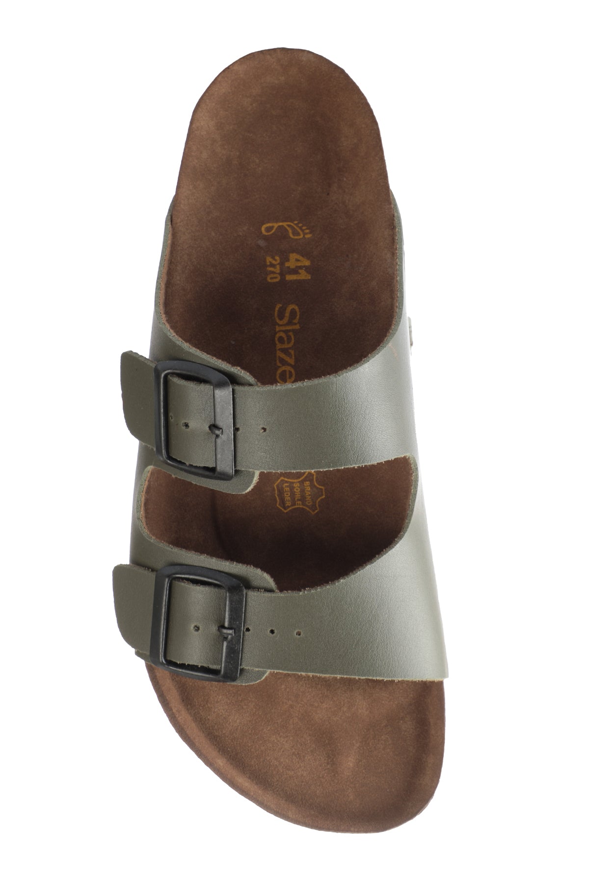 Slazenger Lens Khaki sliders, view 5