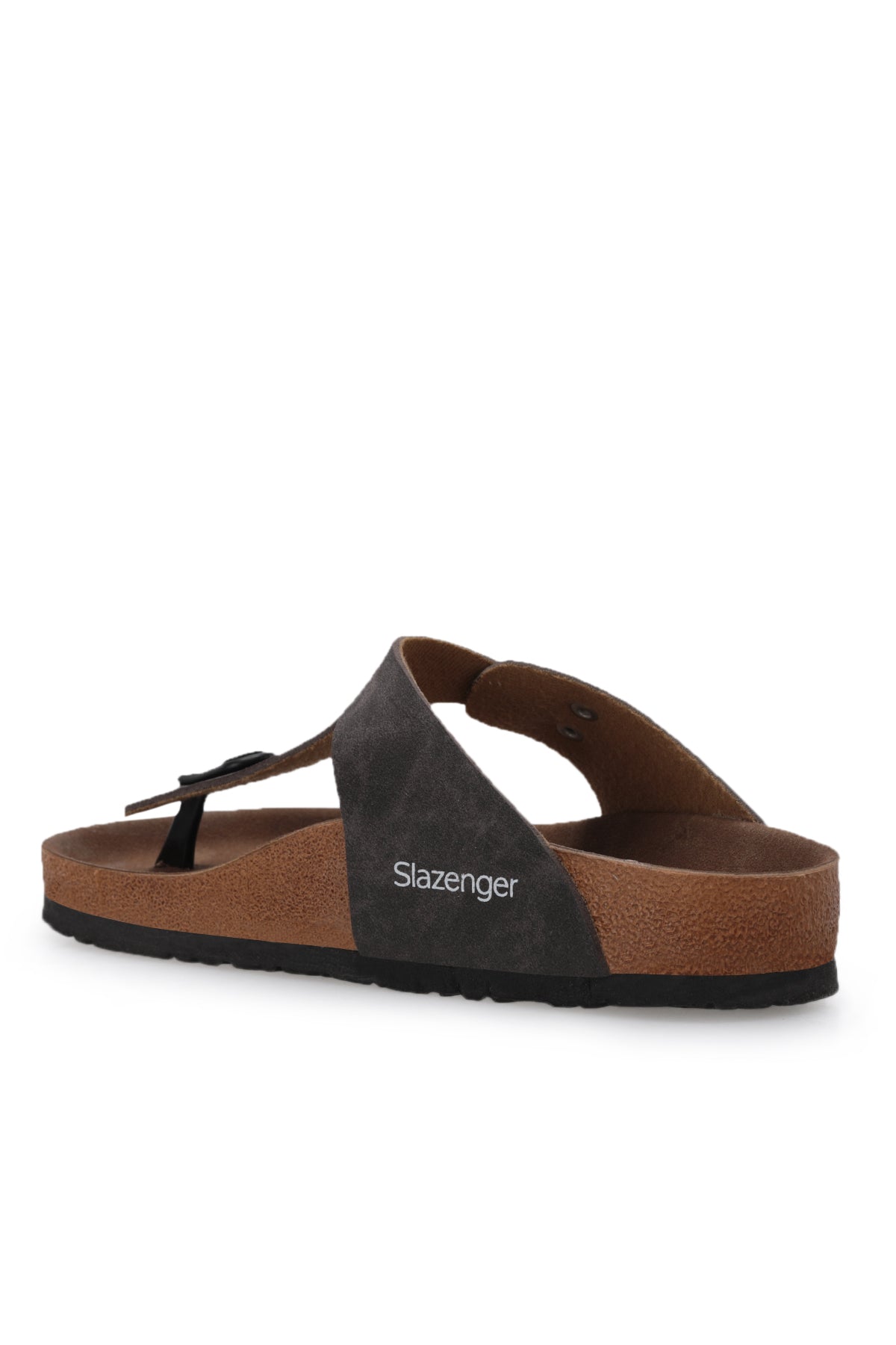 Slazenger Luke Brown Nubuck sliders, view 3
