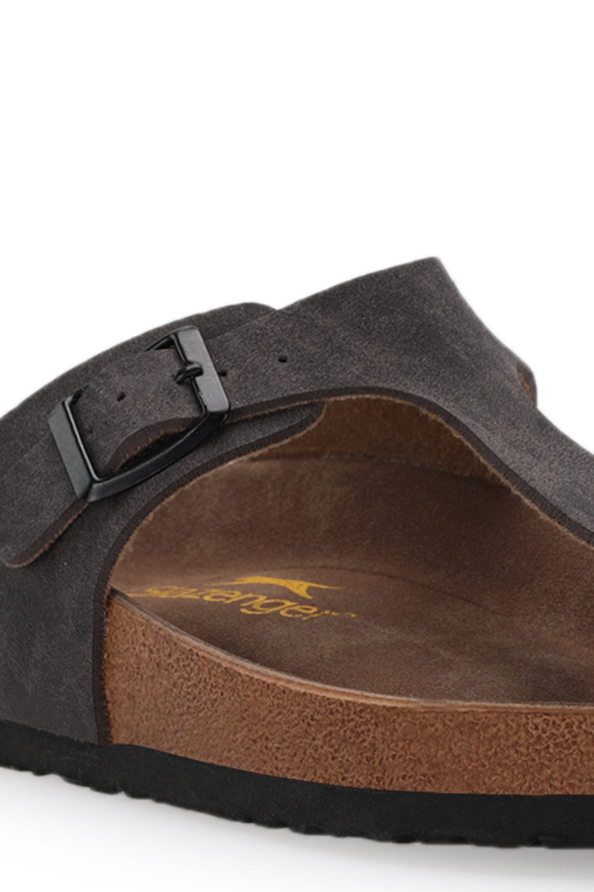 Slazenger Luke Brown Nubuck sliders, view 4