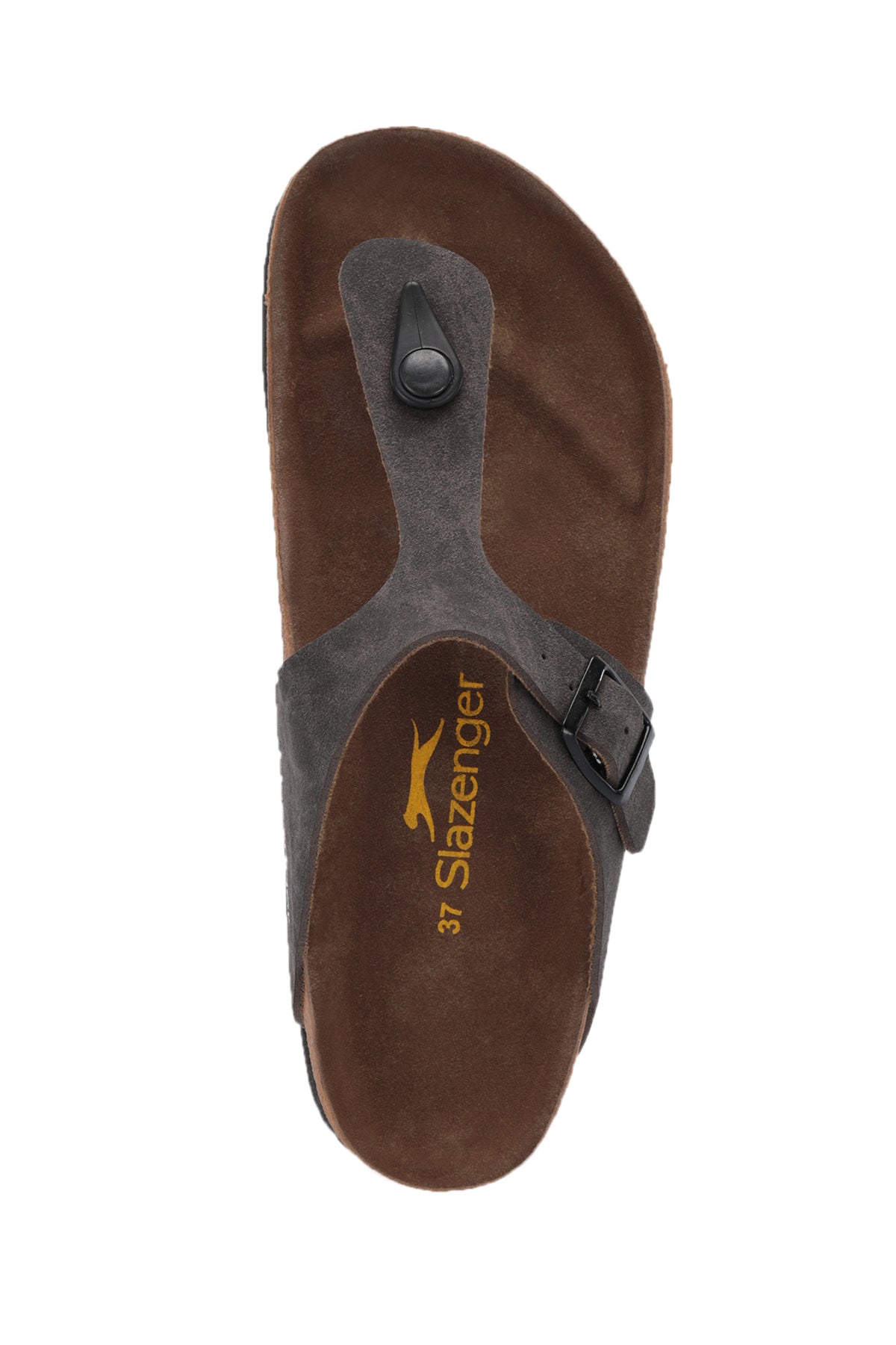 Slazenger Luke Brown Nubuck sliders, view 5