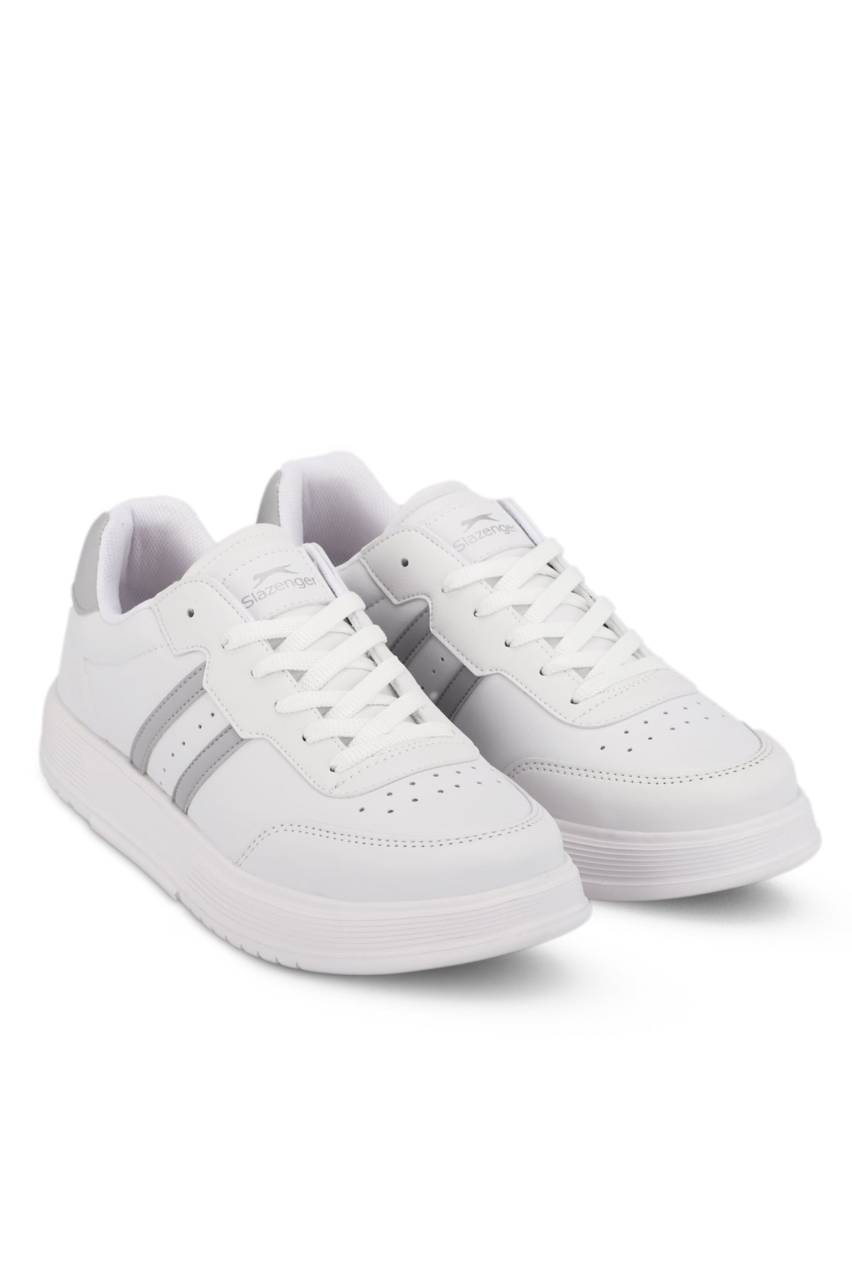 Slazenger Zipper White / Grey sneakers, view 2