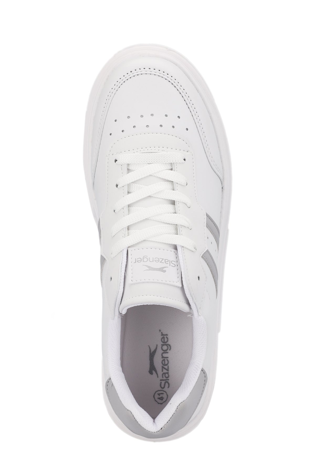 Slazenger Zipper White / Grey sneakers, view 5