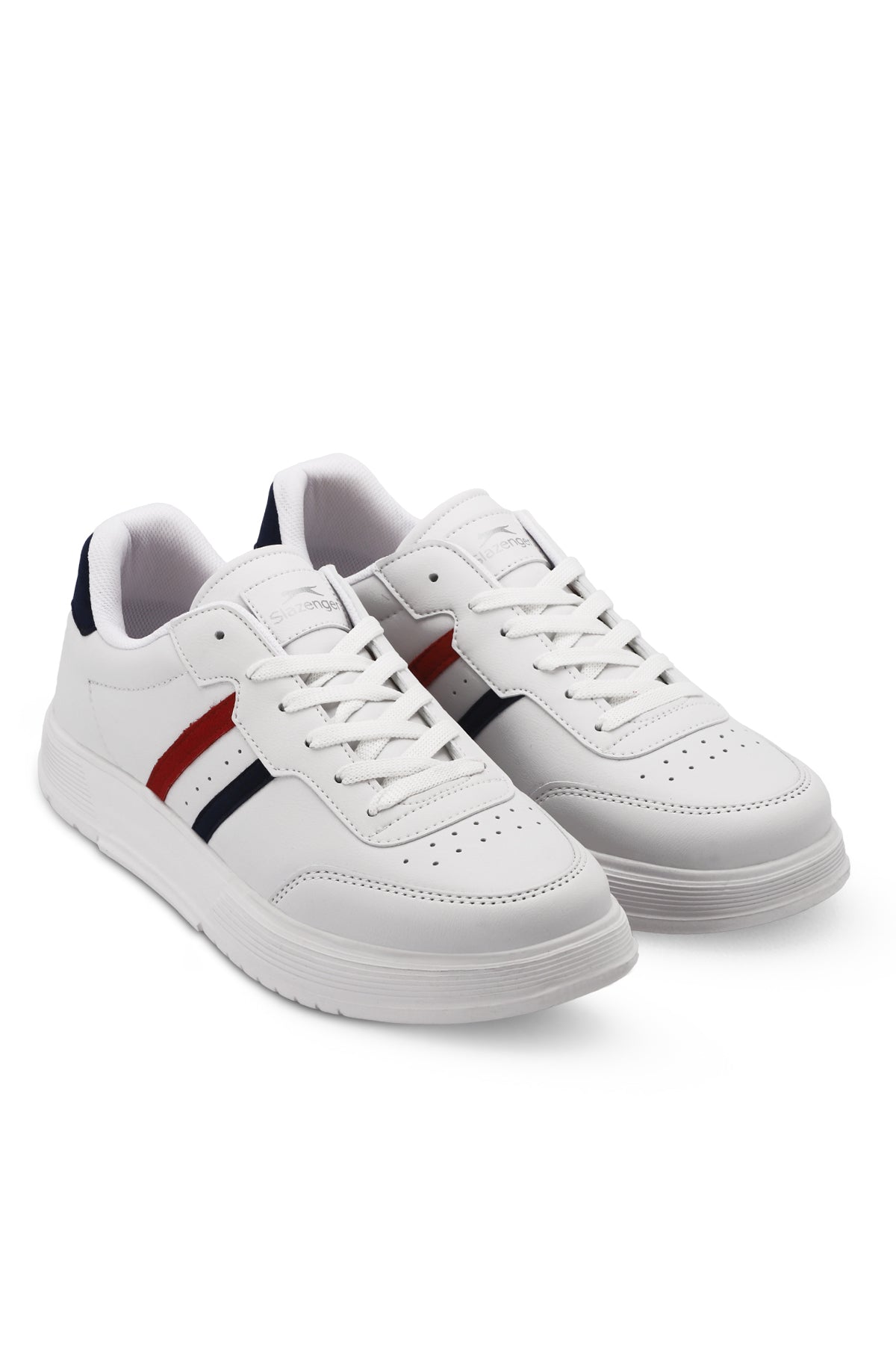 Slazenger Zipper White / Navy / Red sneakers, view 2
