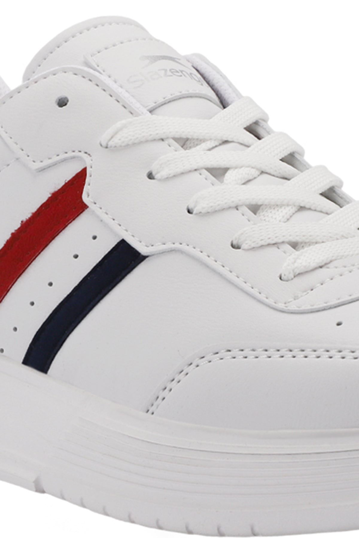 Slazenger Zipper White / Navy / Red sneakers, view 4