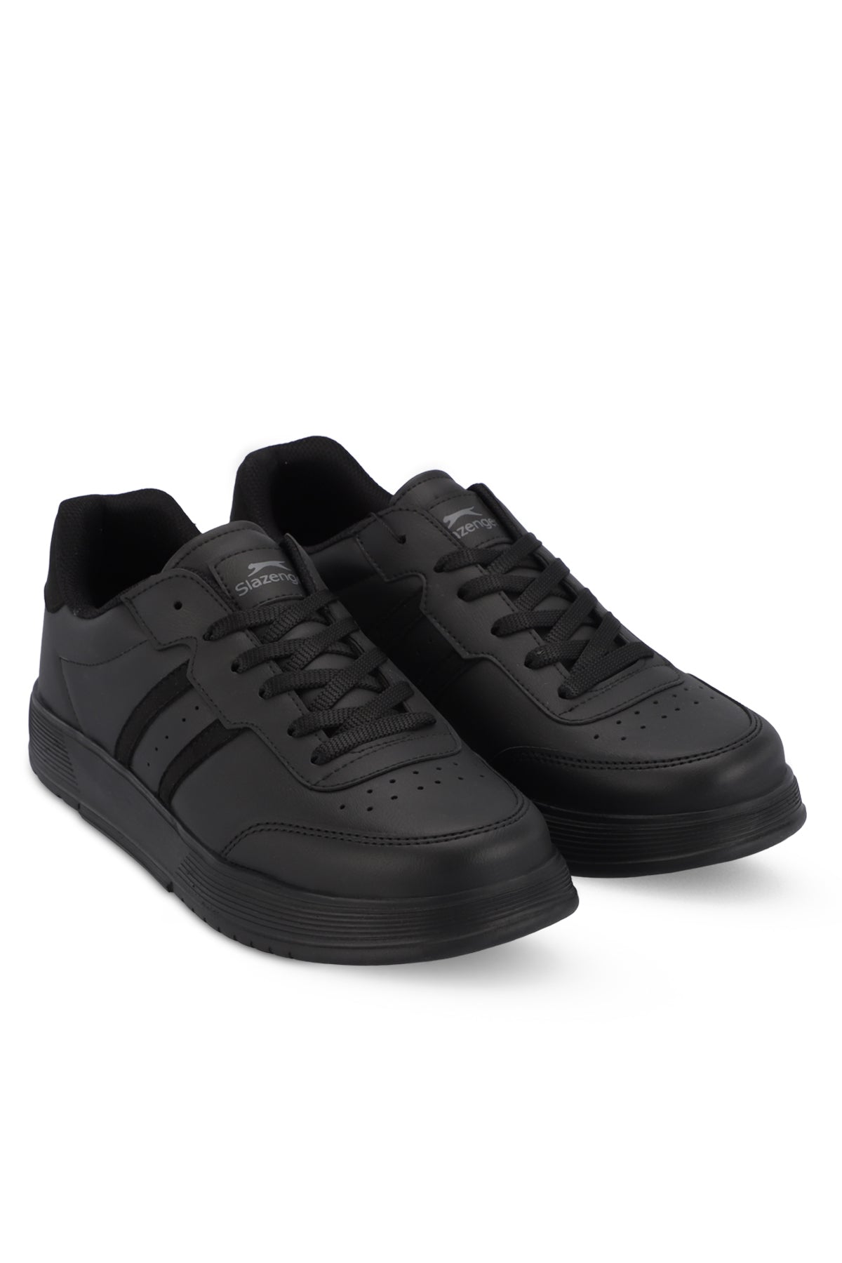 Slazenger Zipper Black / Black sneakers, view 2