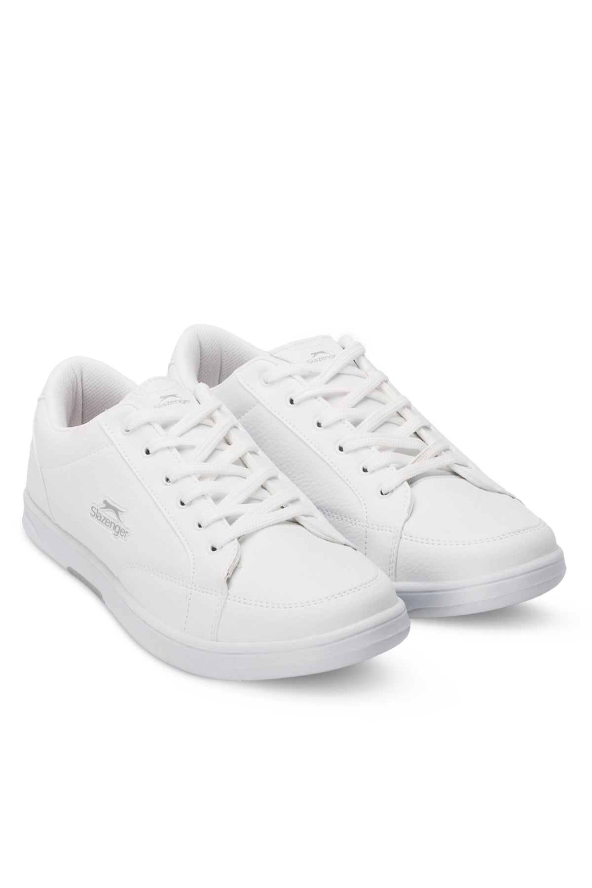 Slazenger Albert White / Silver sneakers, view 2
