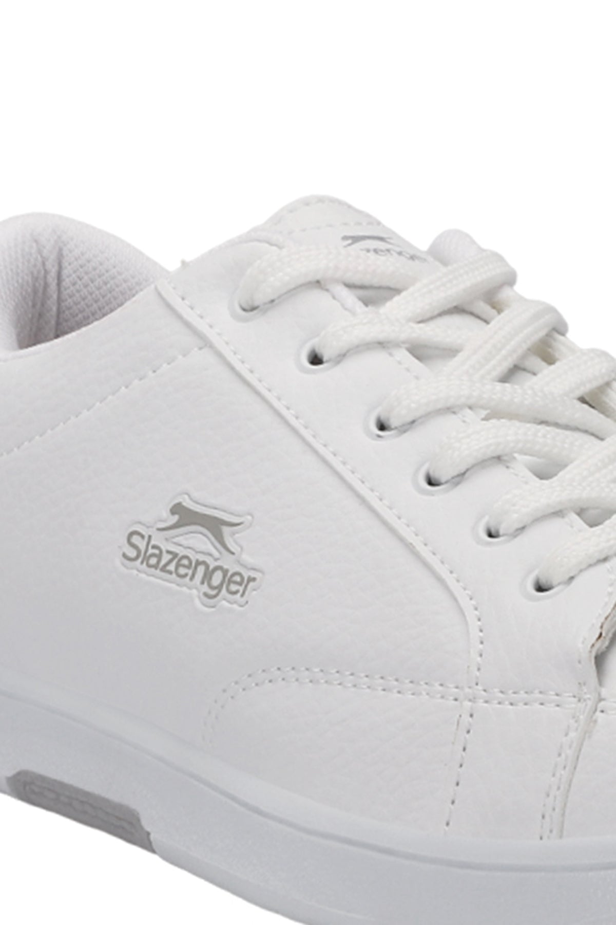 Slazenger Albert White / Silver sneakers, view 4