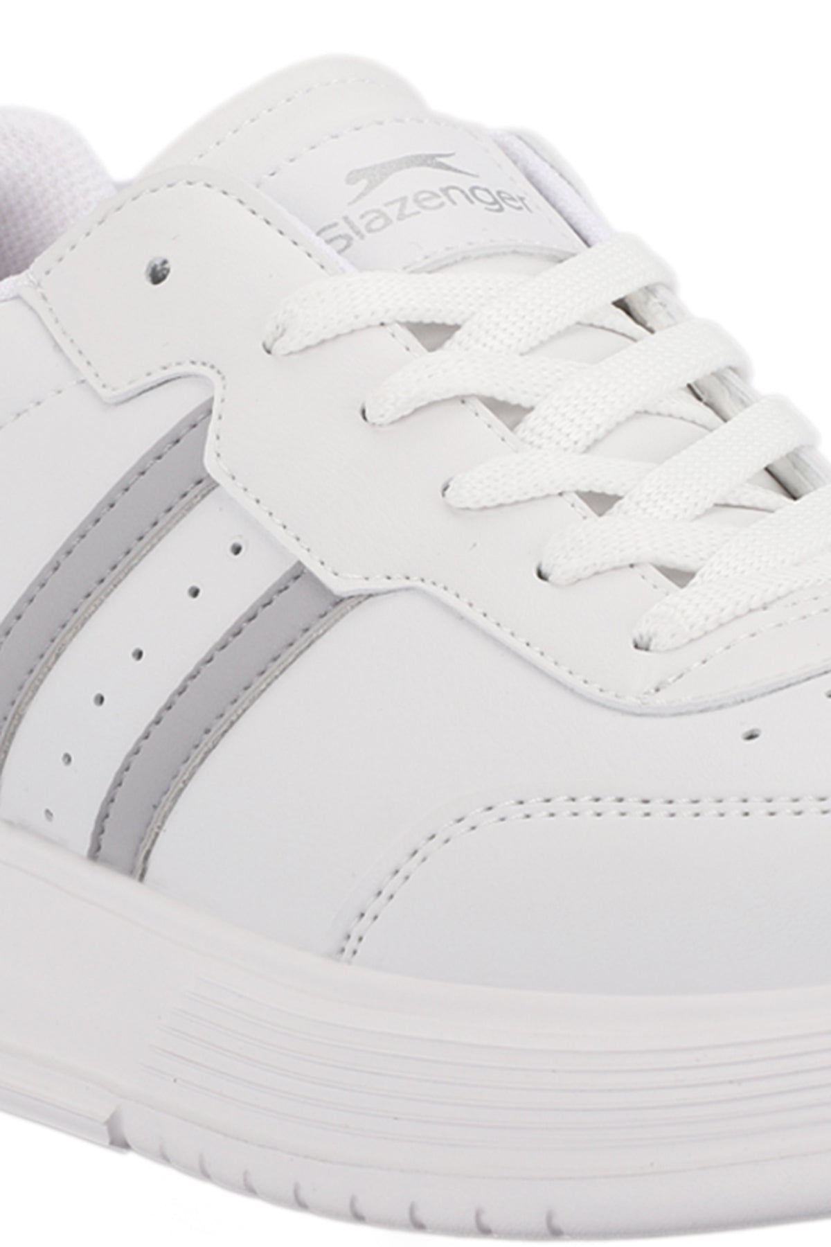 Slazenger Zipper White / Grey sneakers, view 4