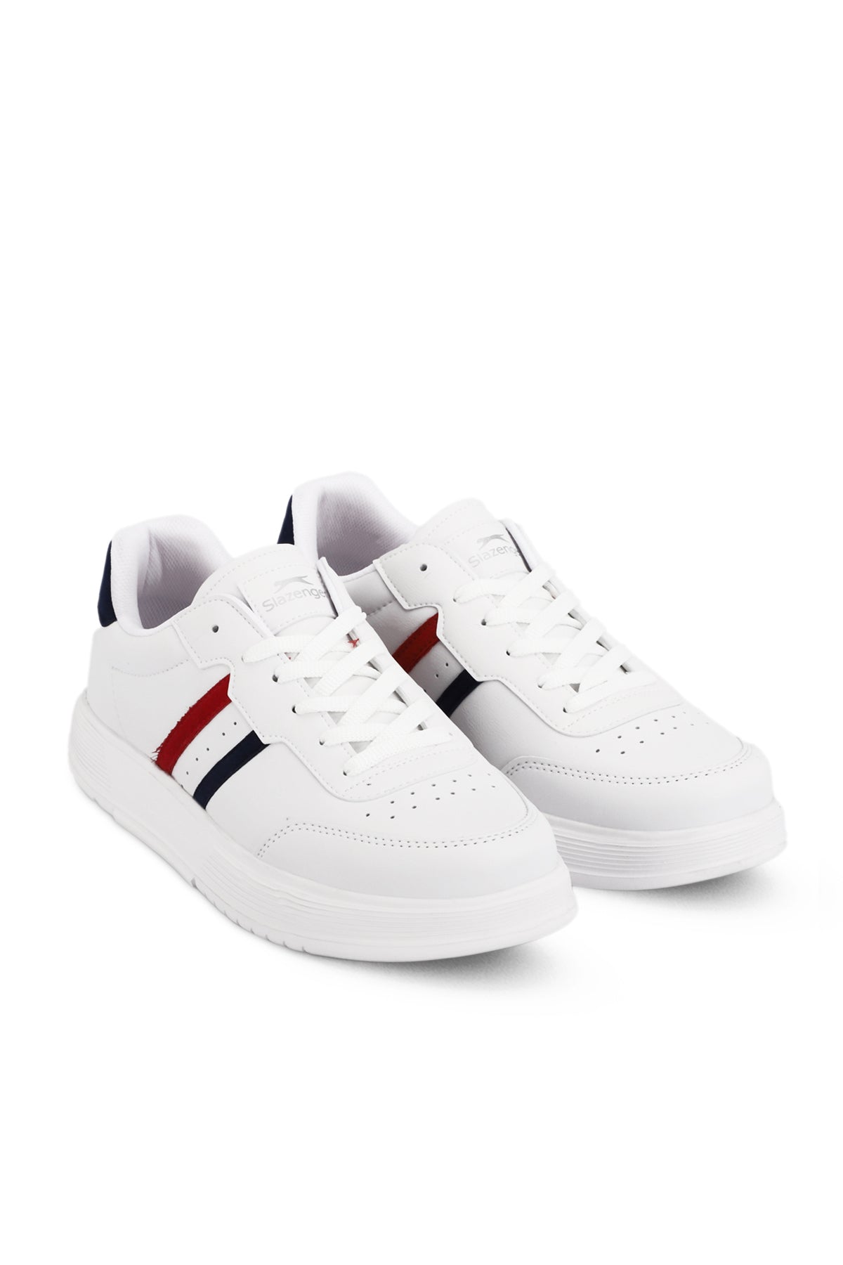 Slazenger Zipper White / Navy / Red sneakers, view 2