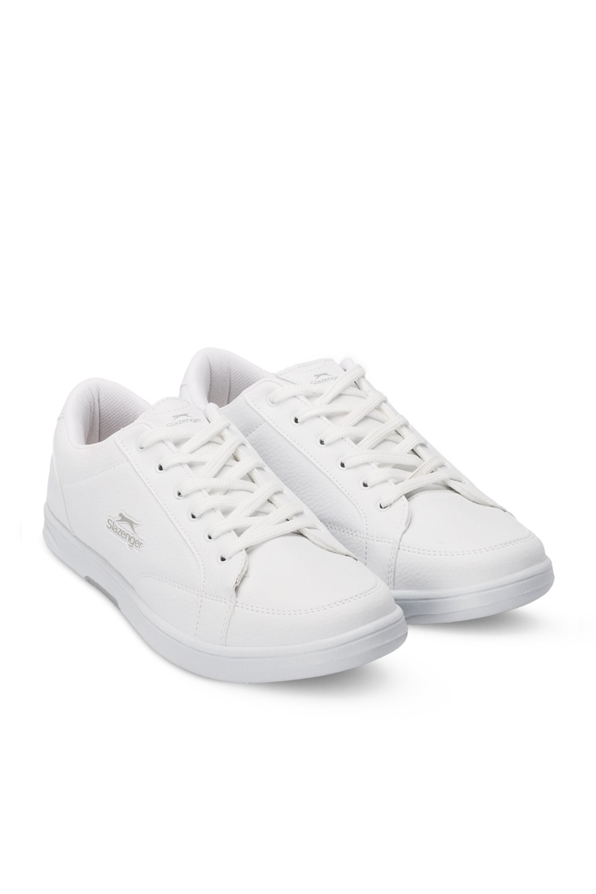 Slazenger Albert White / Silver sneakers, view 2