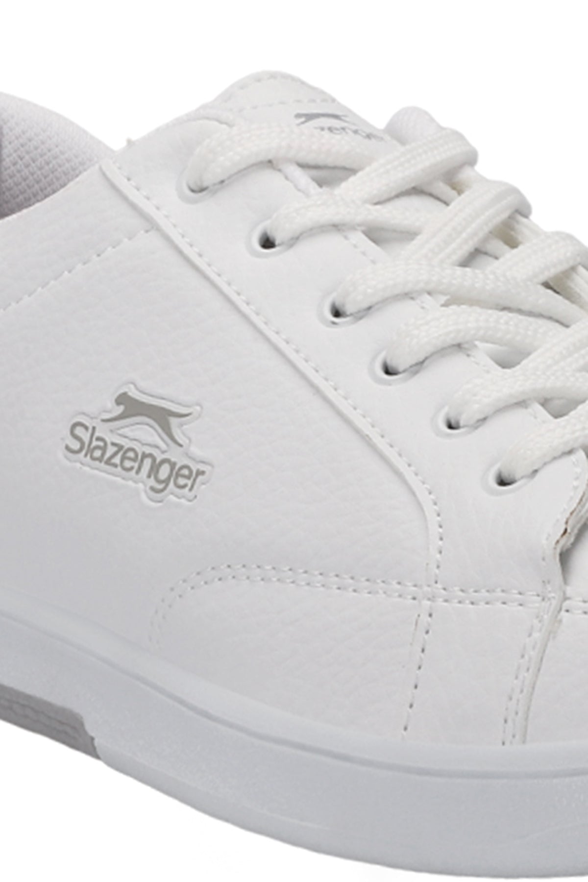Slazenger Albert White / Silver sneakers, view 4
