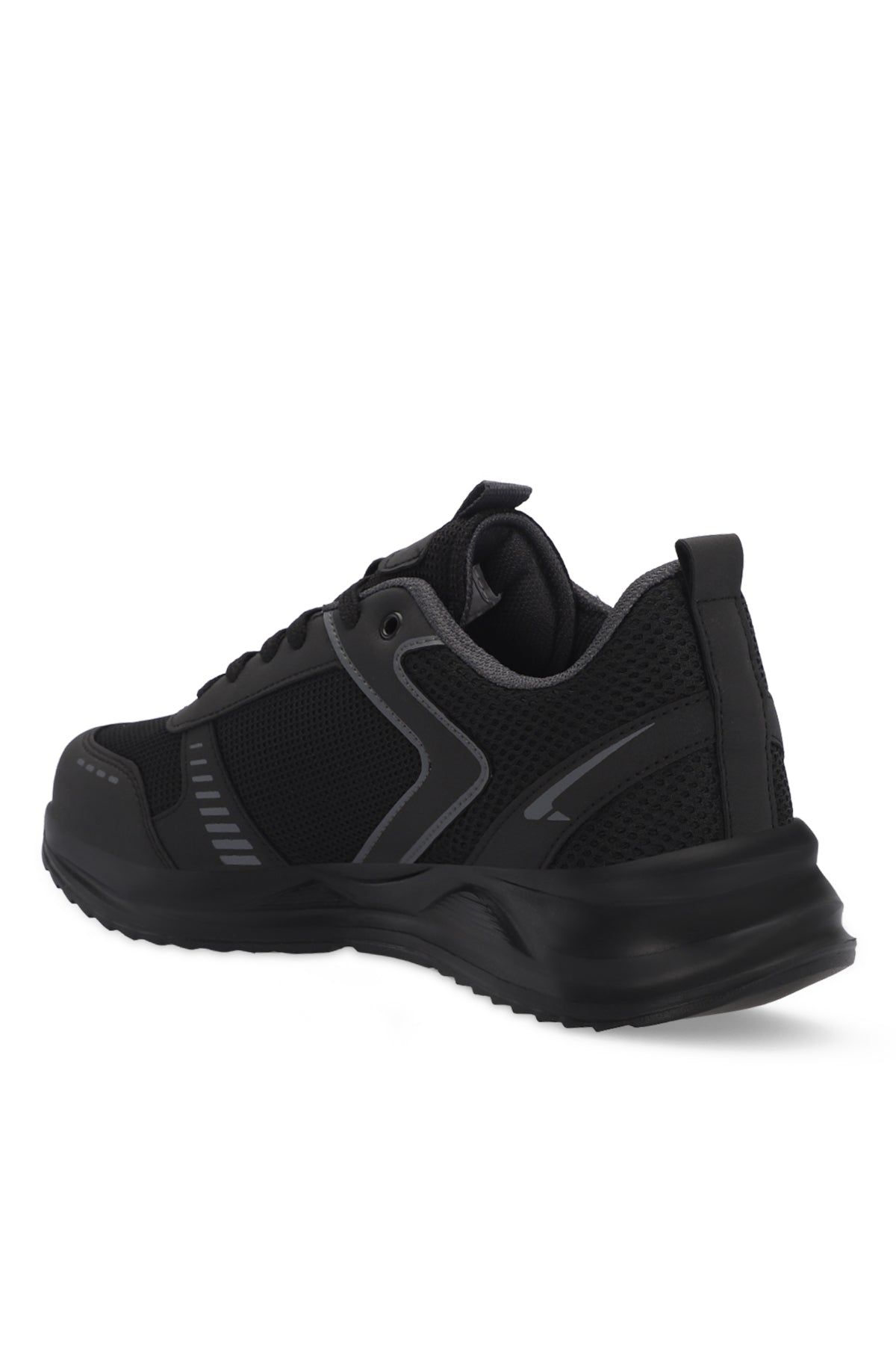 Slazenger Gummy Black / Black running shoes, view 3