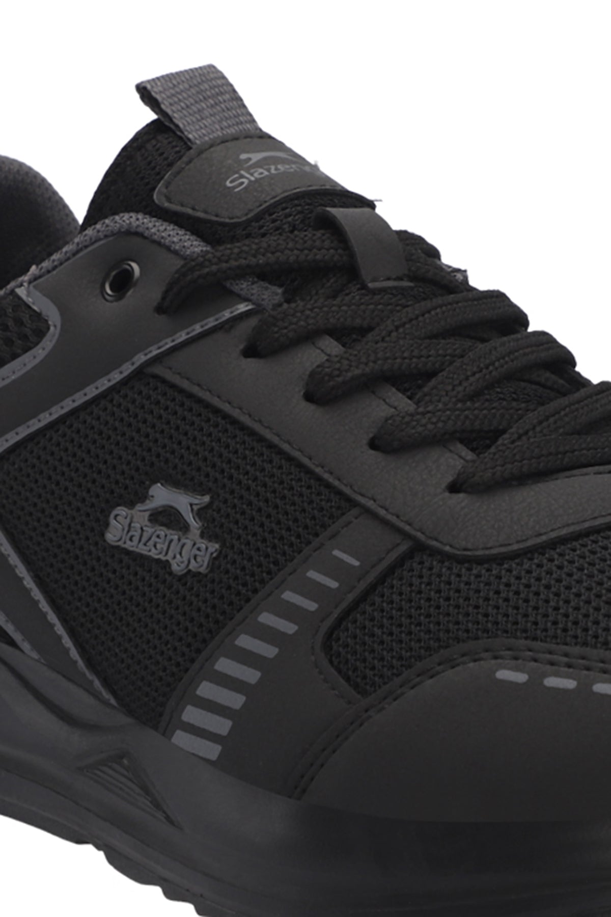 Slazenger Gummy Black / Black running shoes, view 4