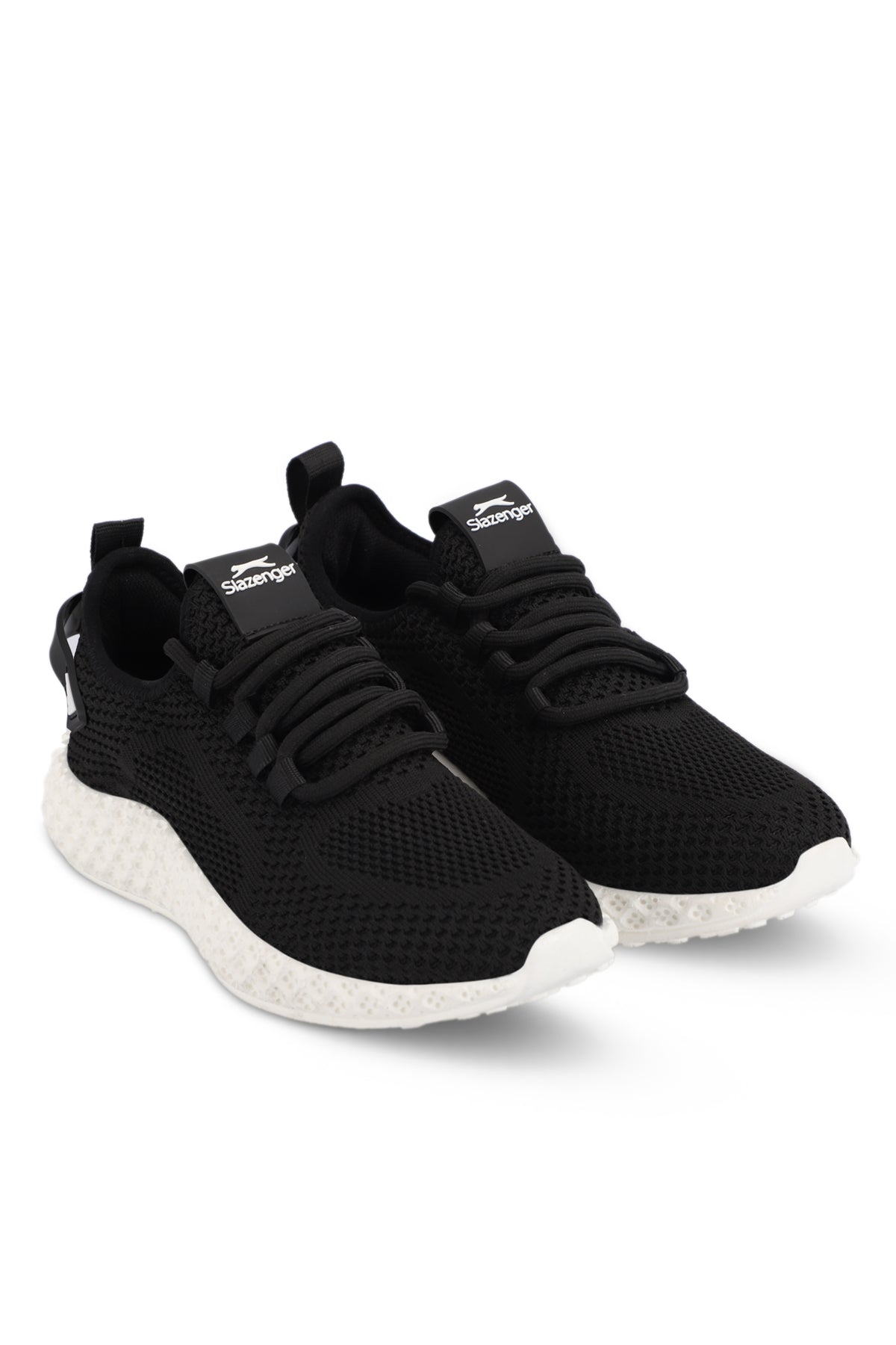 Slazenger Amir Black / White running shoes, view 2