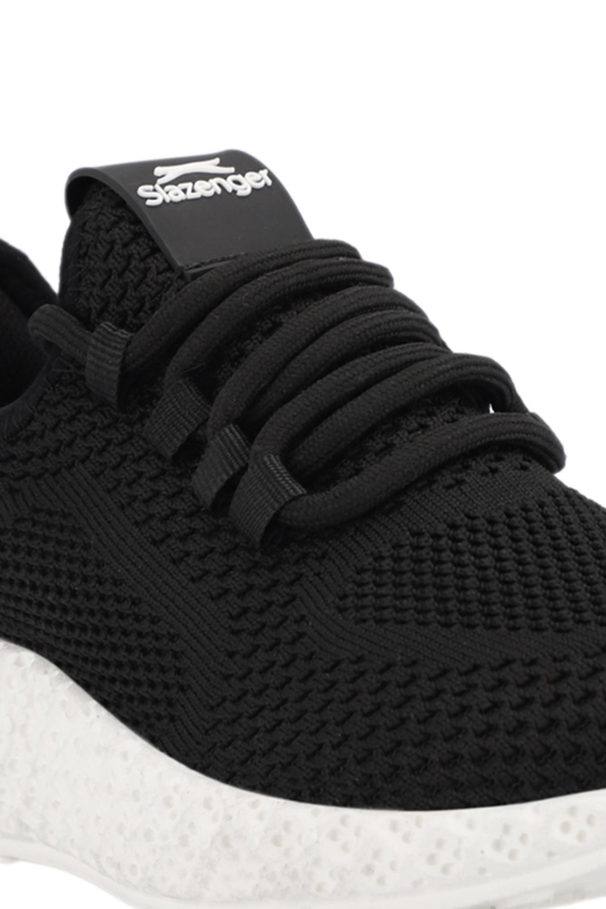 Slazenger Amir Black / White running shoes, view 4