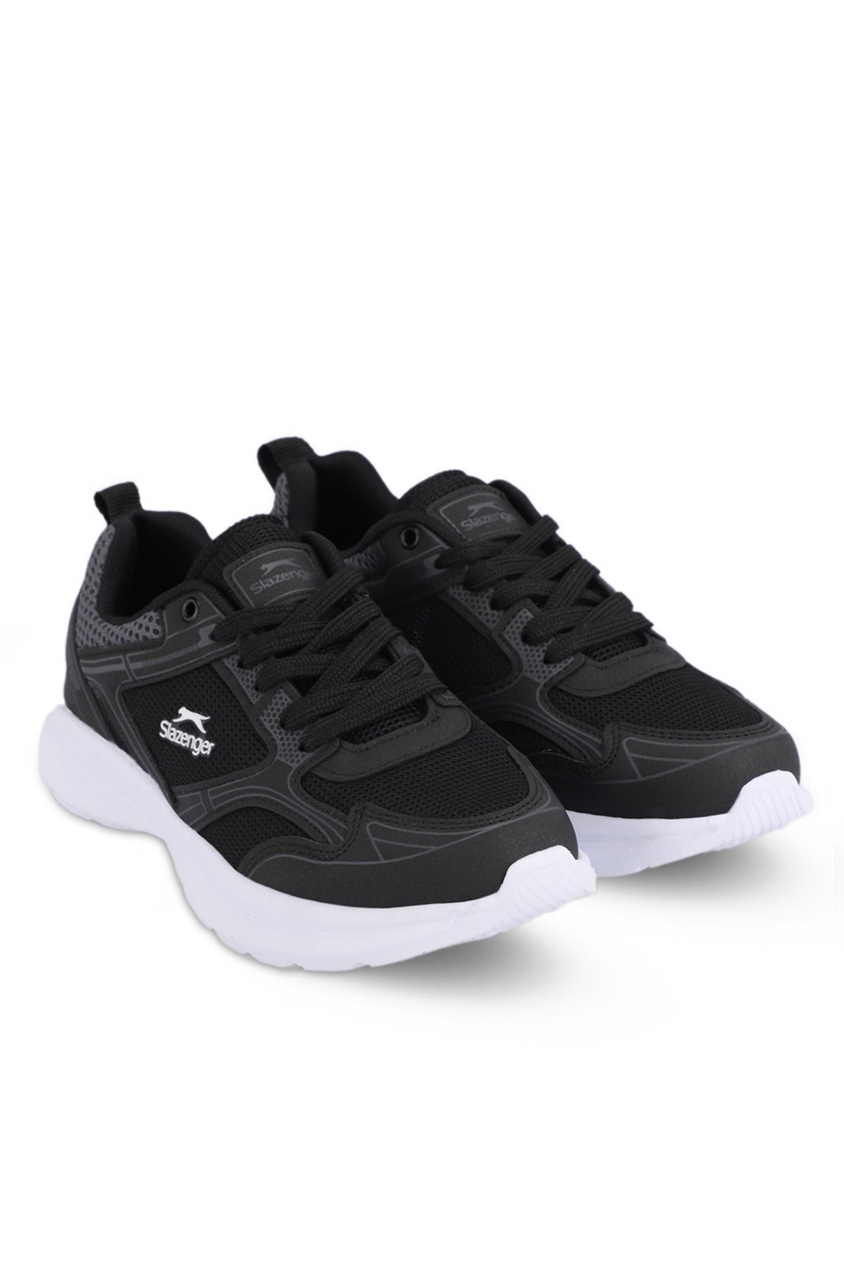 Slazenger Gima Black / White running shoes, view 2
