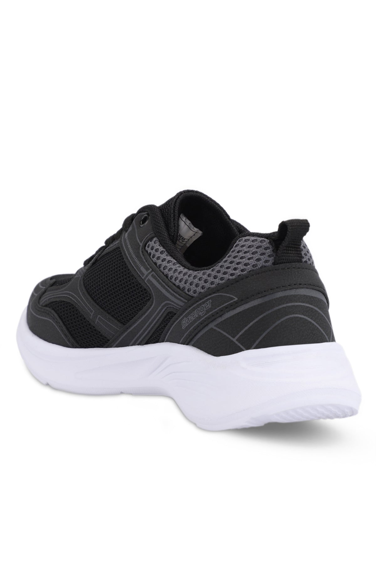 Slazenger Gima Black / White running shoes, view 3