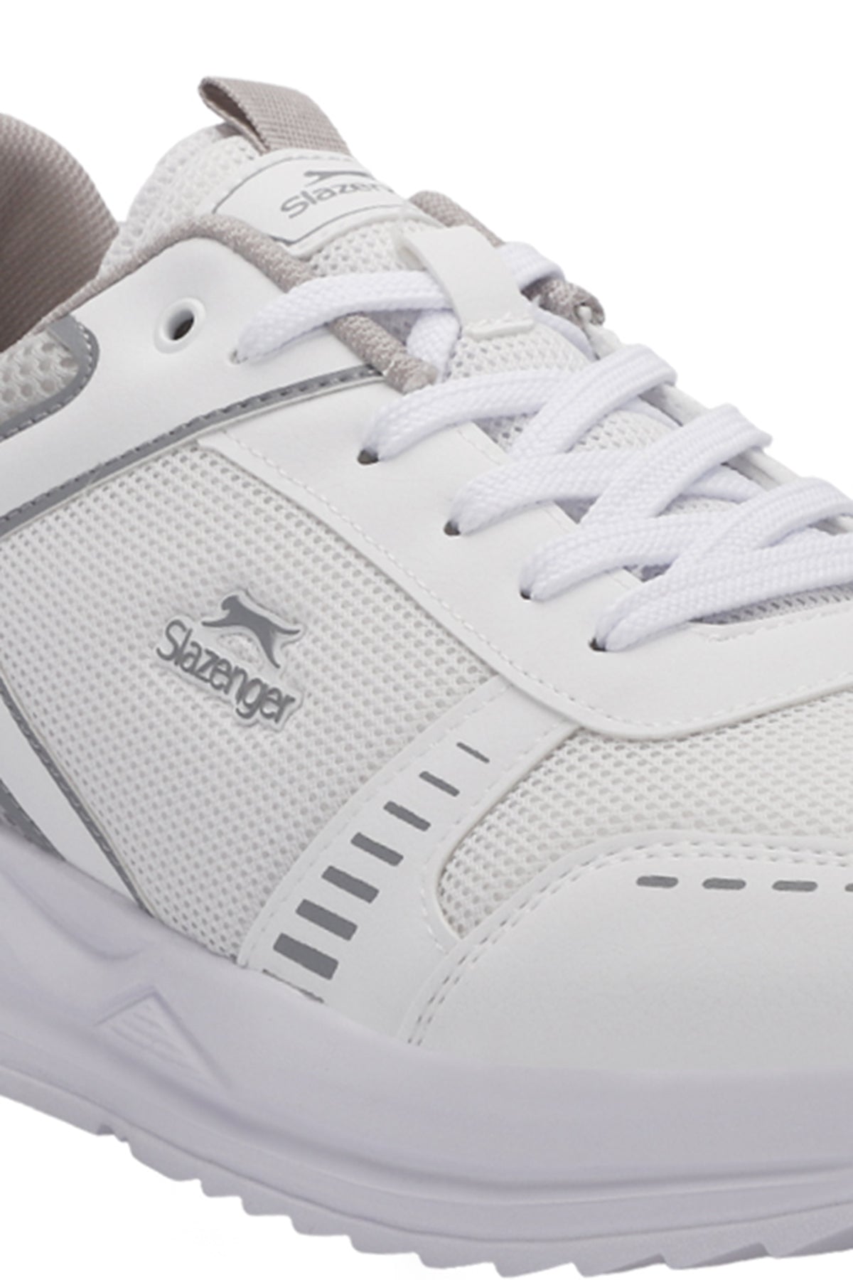 Slazenger Gummy White running shoes, view 4