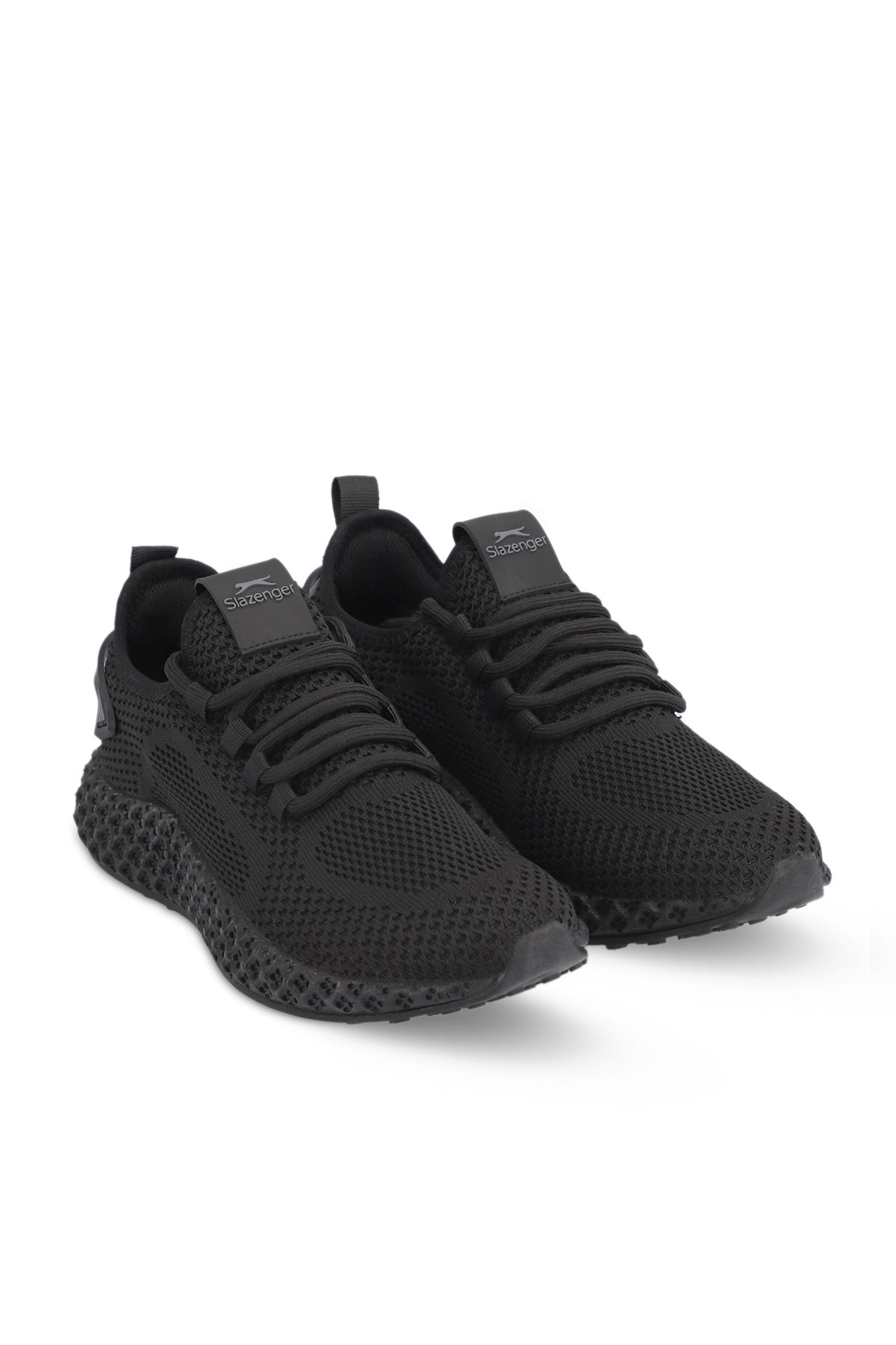 Slazenger Amir Black / Black running shoes, view 2