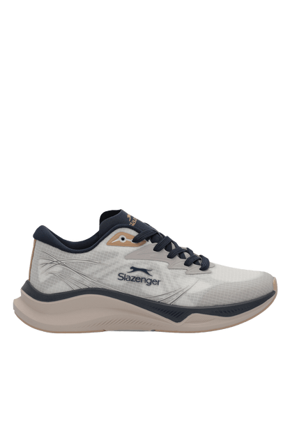 Slazenger Wilson sneakers in Grey / Navy — side view