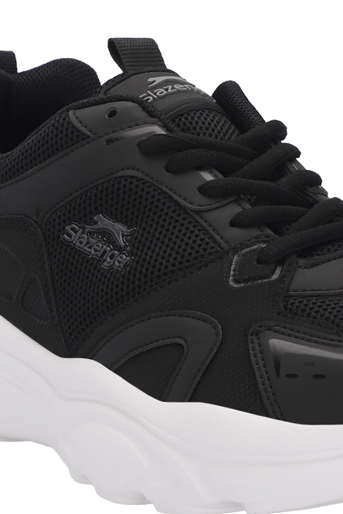 Slazenger Giza Black / White running shoes, view 4