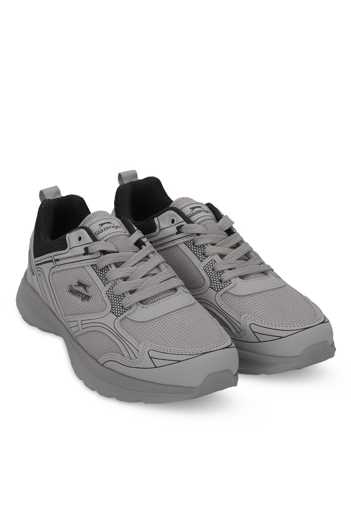 Slazenger Gala Grey / Navy running shoes, view 2