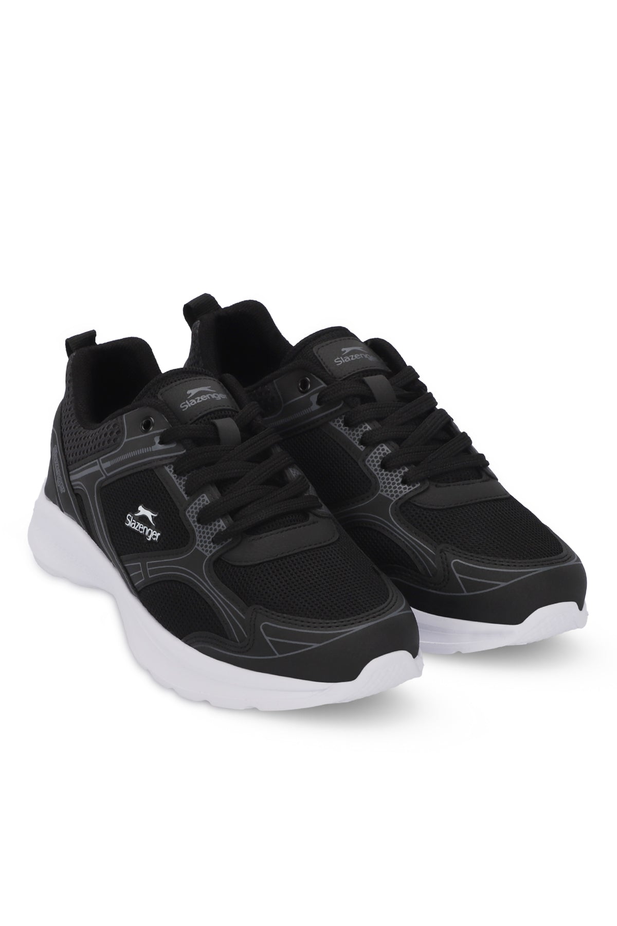 Slazenger Gala Black / White running shoes, view 2