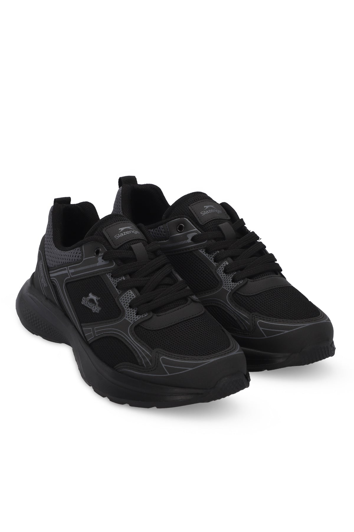 Slazenger Gala Black / Dark Grey running shoes, view 2