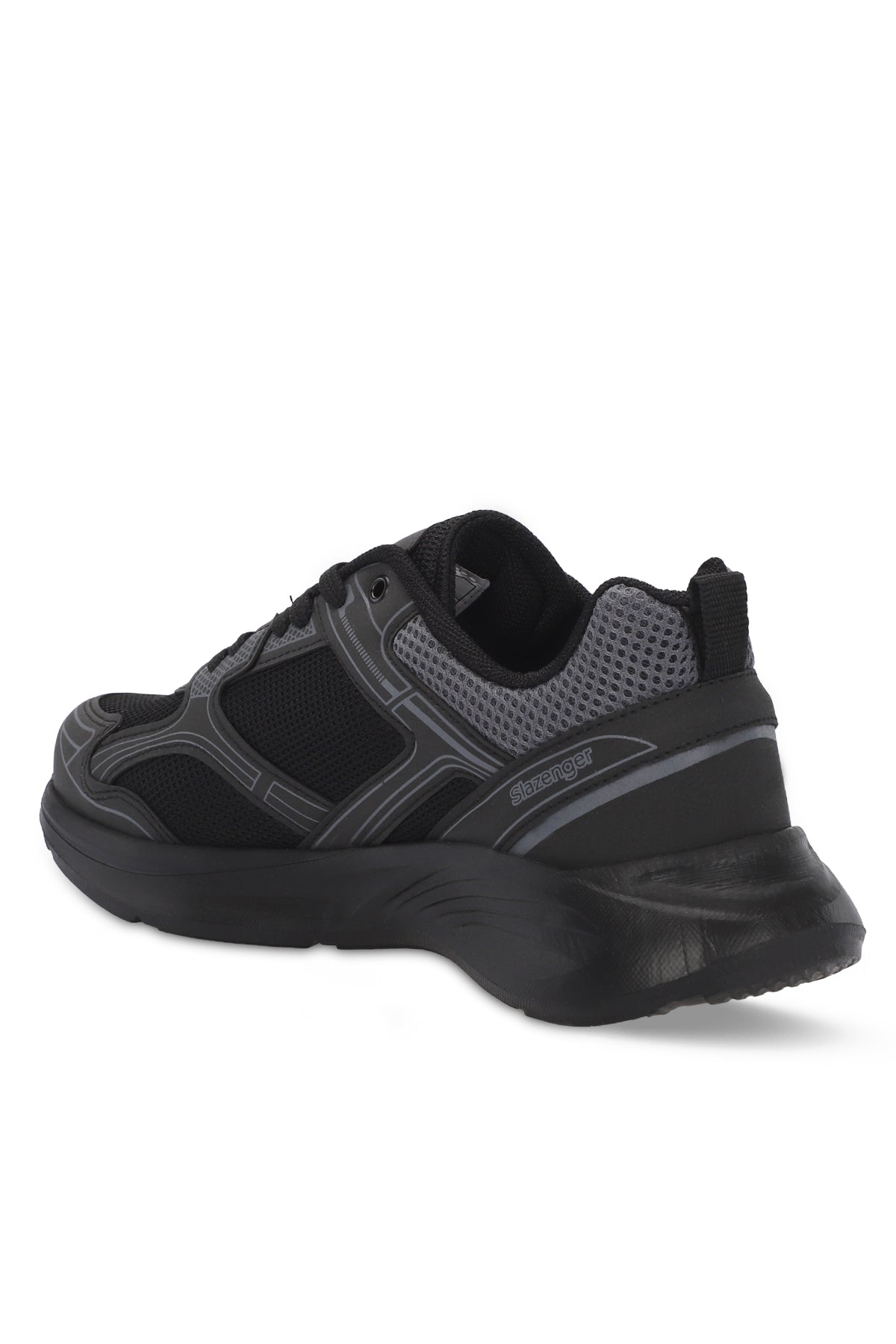 Slazenger Gala Black / Dark Grey running shoes, view 3