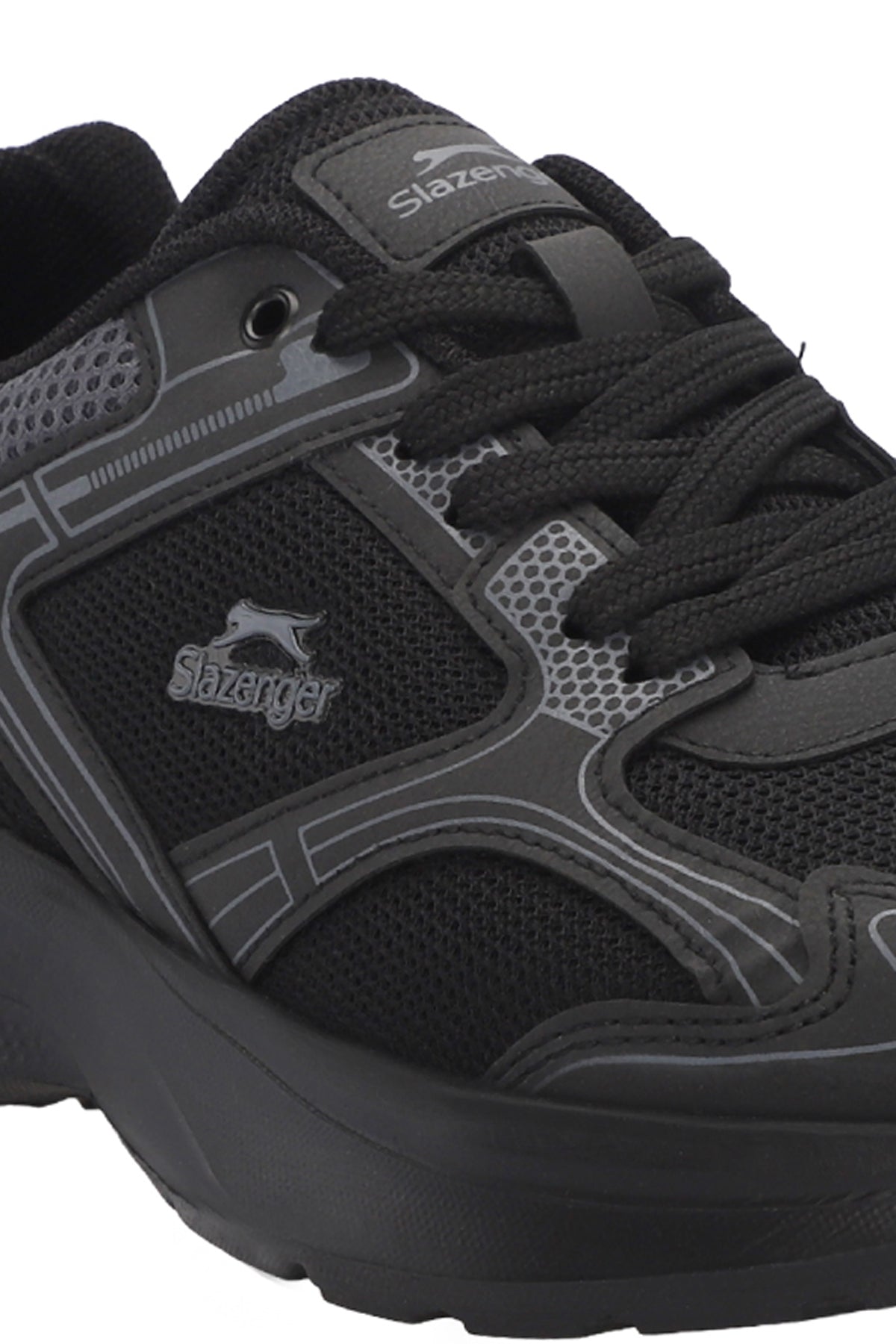 Slazenger Gala Black / Dark Grey running shoes, view 4