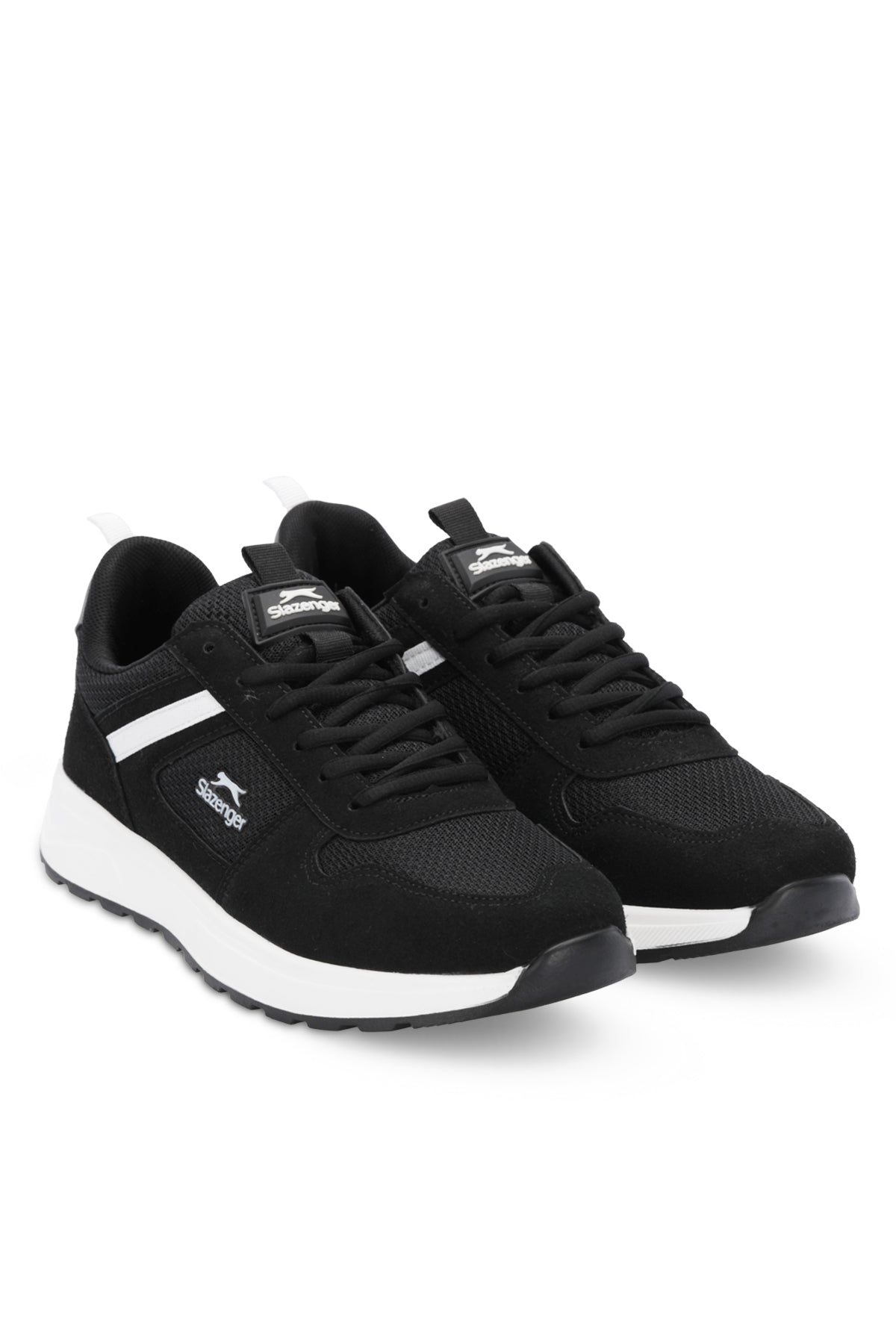 Slazenger Trekmax Black / White running shoes, view 2