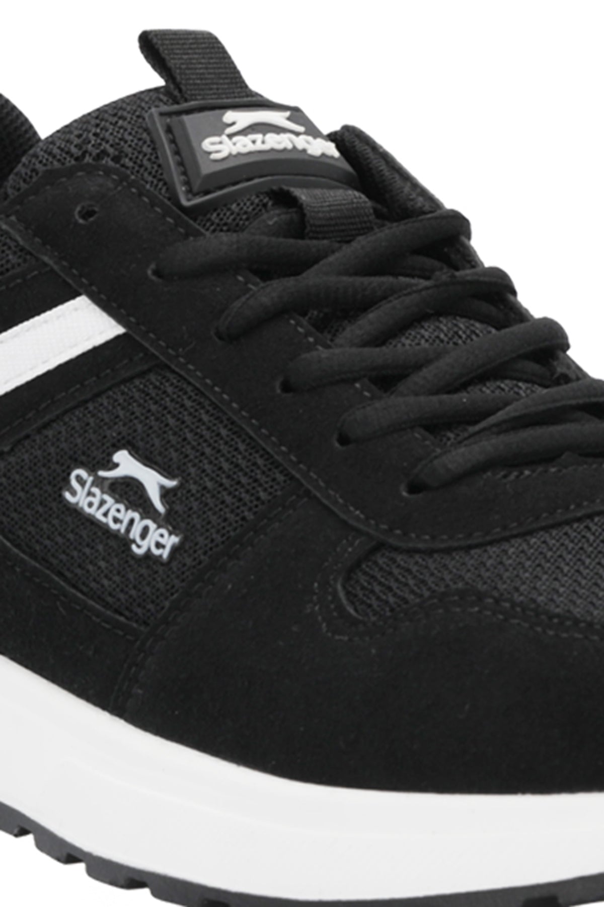 Slazenger Trekmax Black / White running shoes, view 4