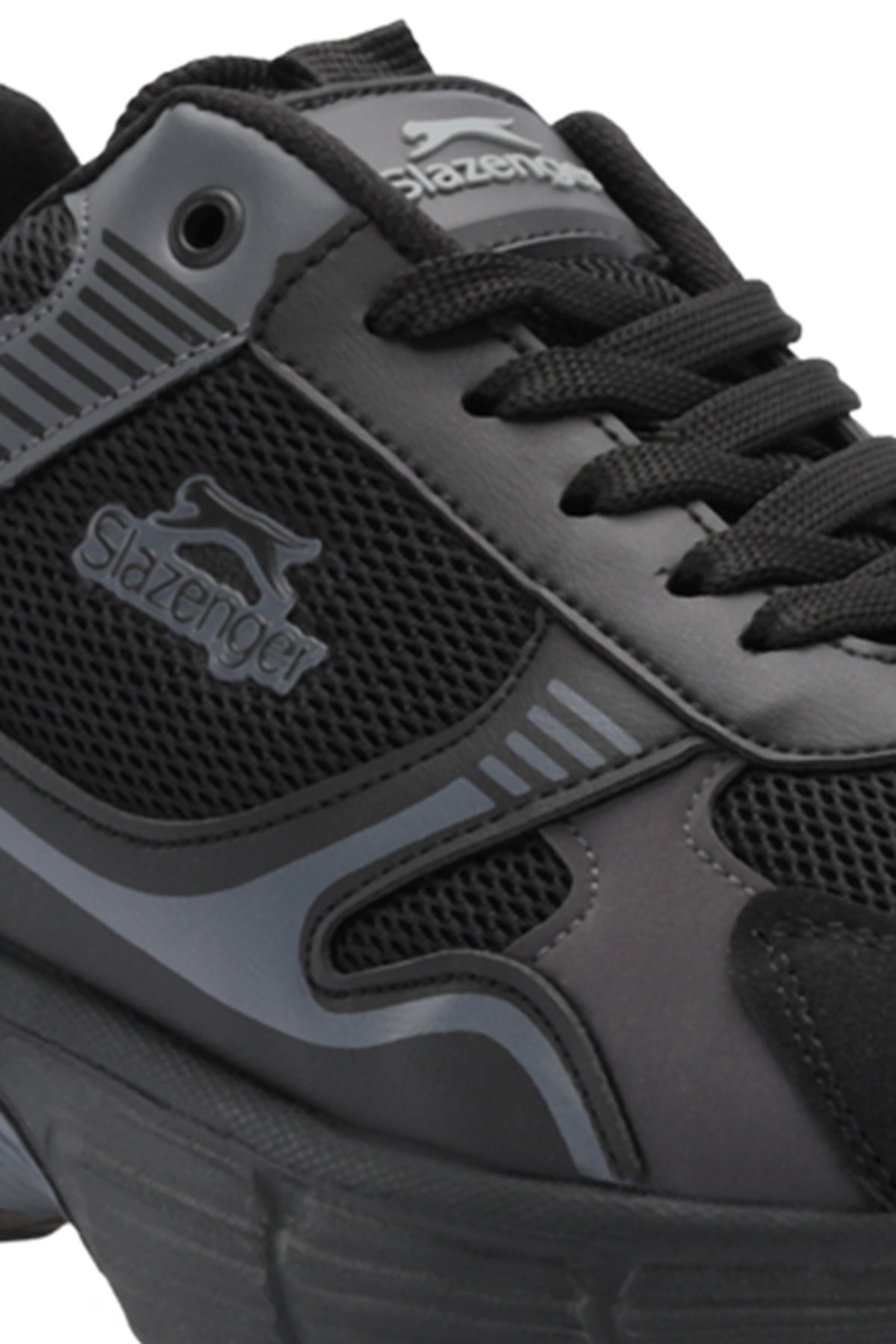 Slazenger Mirage Black / Black running shoes, view 4