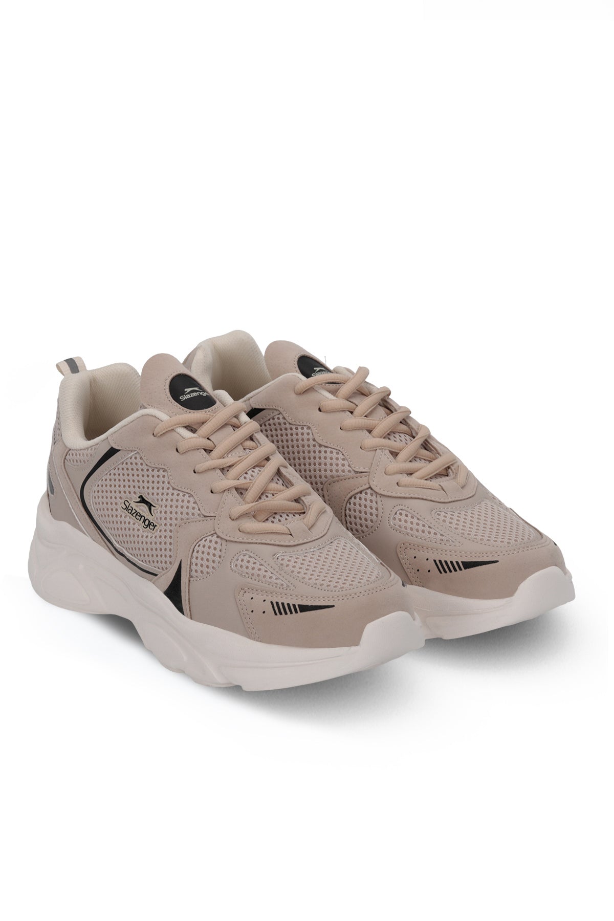 Slazenger Inferno Beige / Black running shoes, view 2