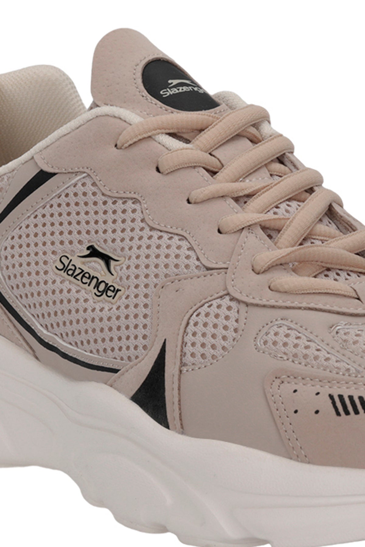 Slazenger Inferno Beige / Black running shoes, view 4