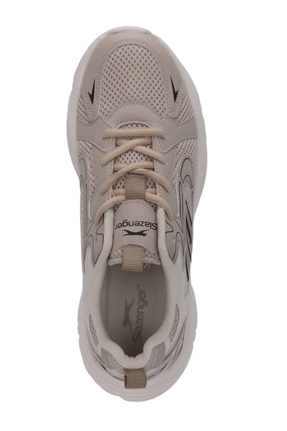 Slazenger Inmortal Beige / Black running shoes, view 5