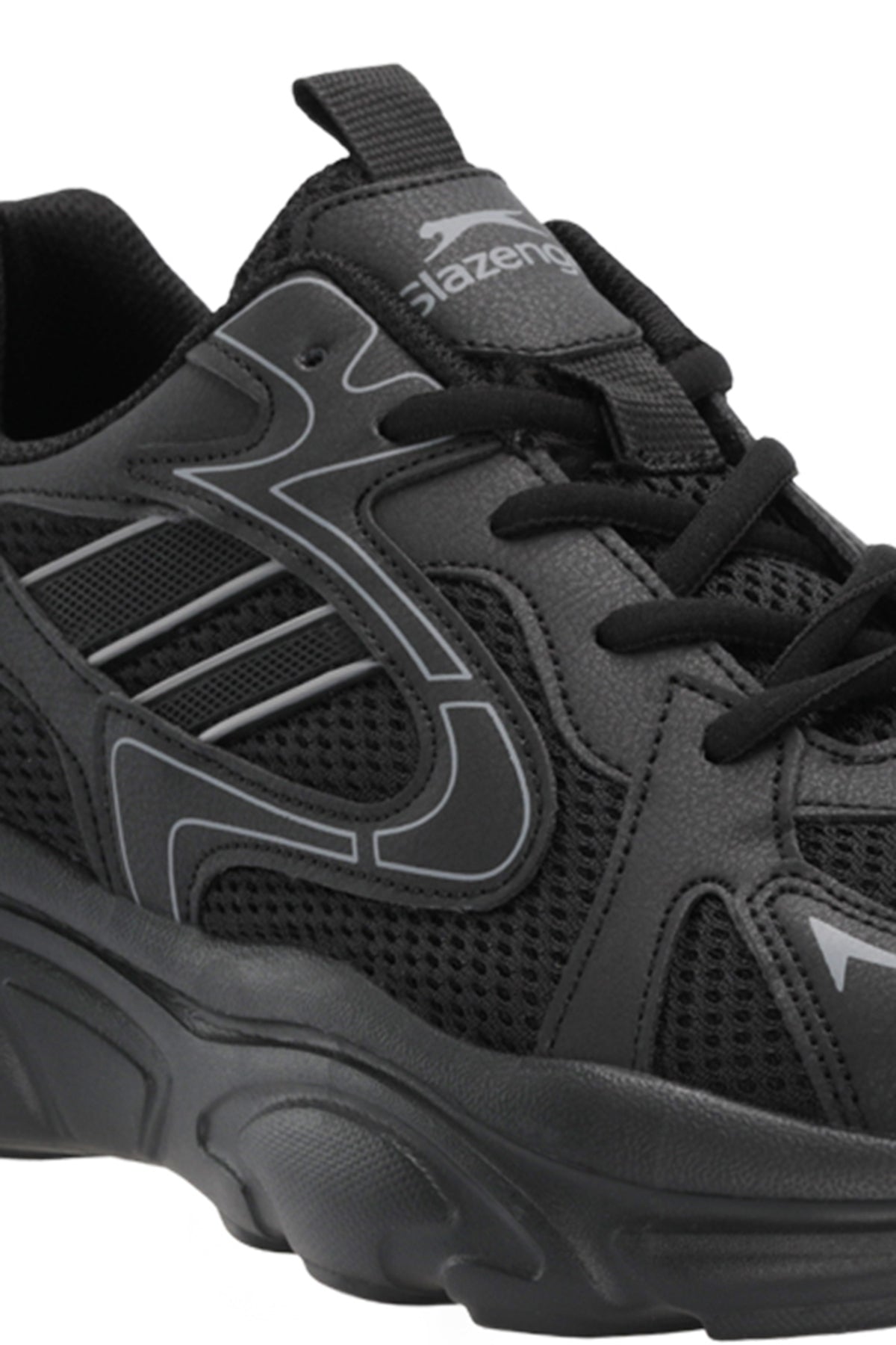 Slazenger Inmortal Black / Dark Grey running shoes, view 4