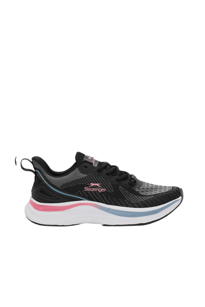 Slazenger Wetford sneakers in Black / Grey — side view