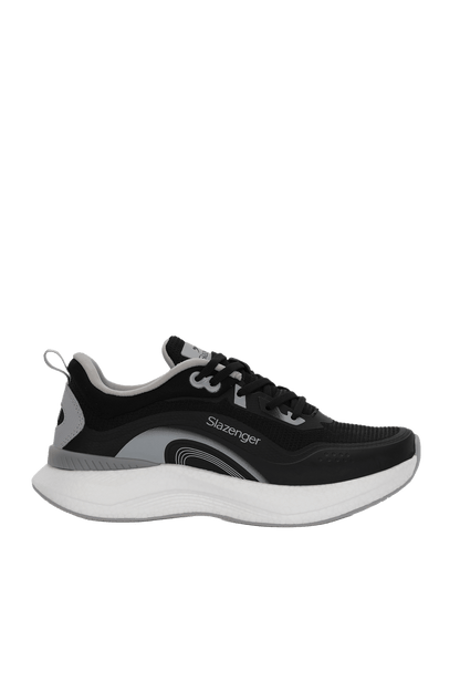 Slazenger Wera sneakers in Black / White — side view