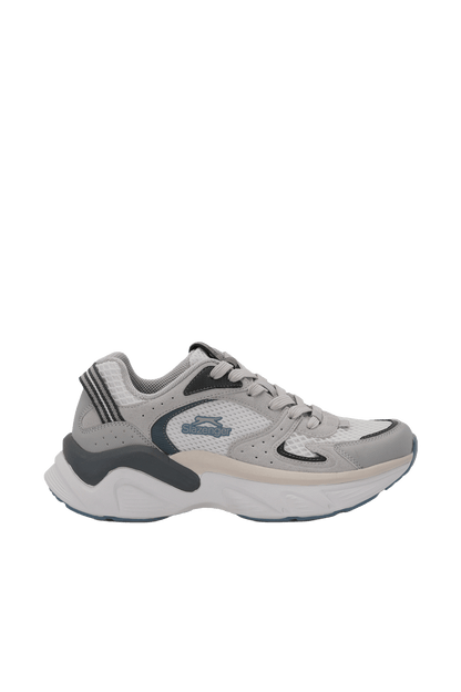 Slazenger Wind sneakers in White / Grey — side view