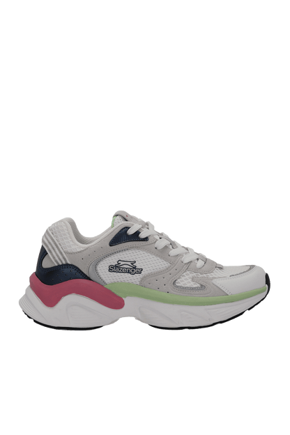 Slazenger Wind sneakers in White / Navy — side view
