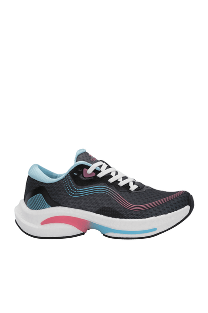 Slazenger Wessel sneakers in Navy / Pink — side view