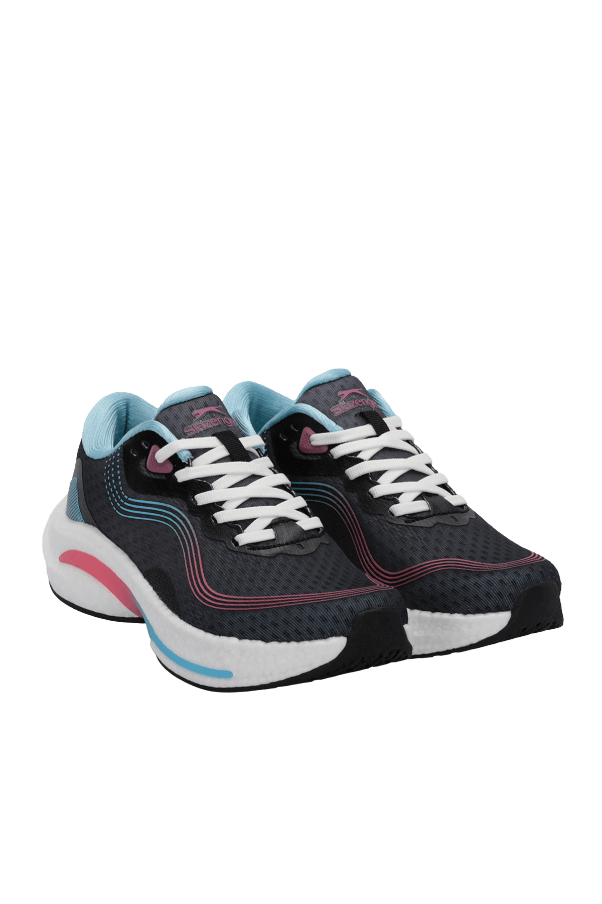 Slazenger Wessel Women's Sneakers - Navy / Pink angle 2