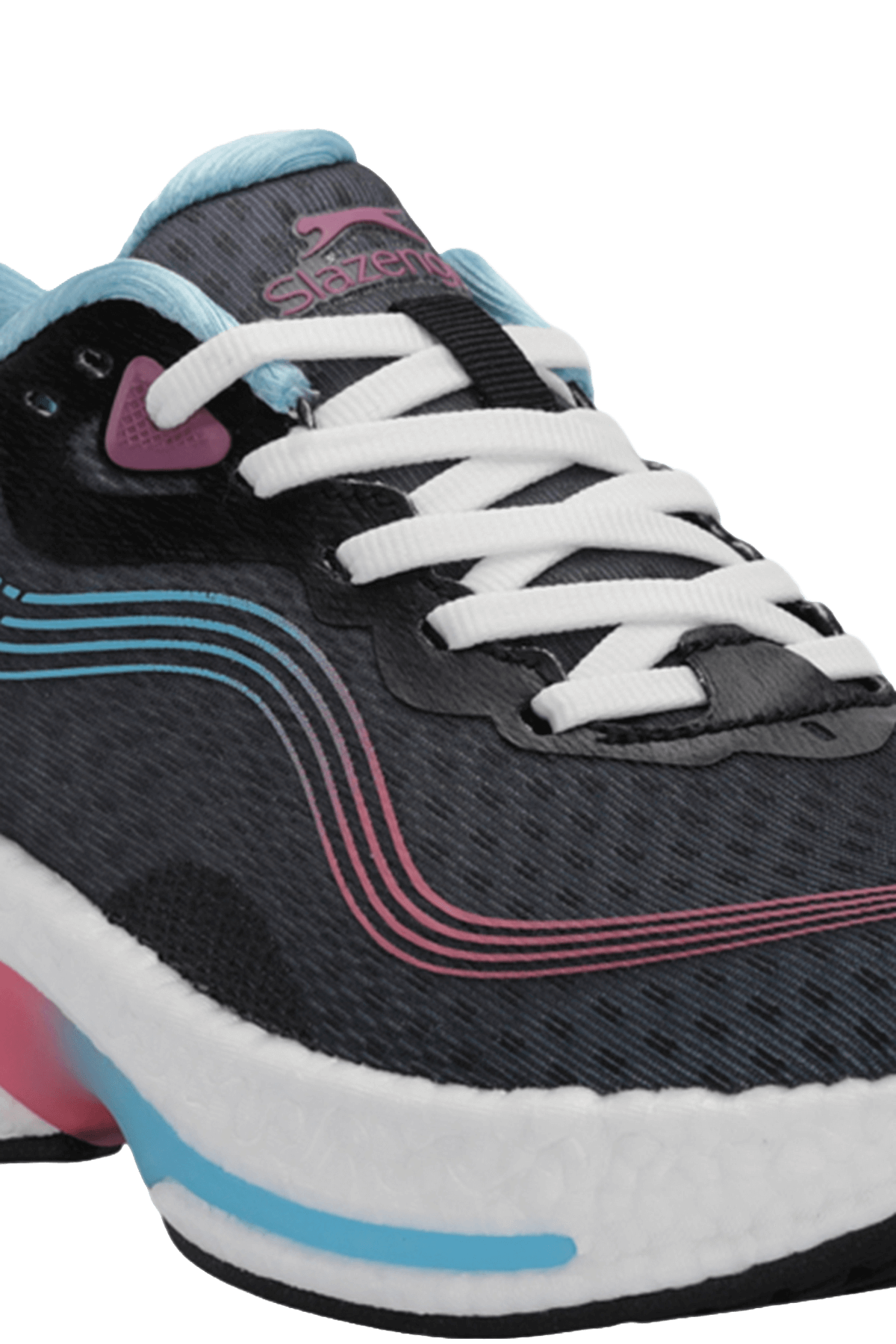 Slazenger Wessel Women's Sneakers - Navy / Pink angle 4