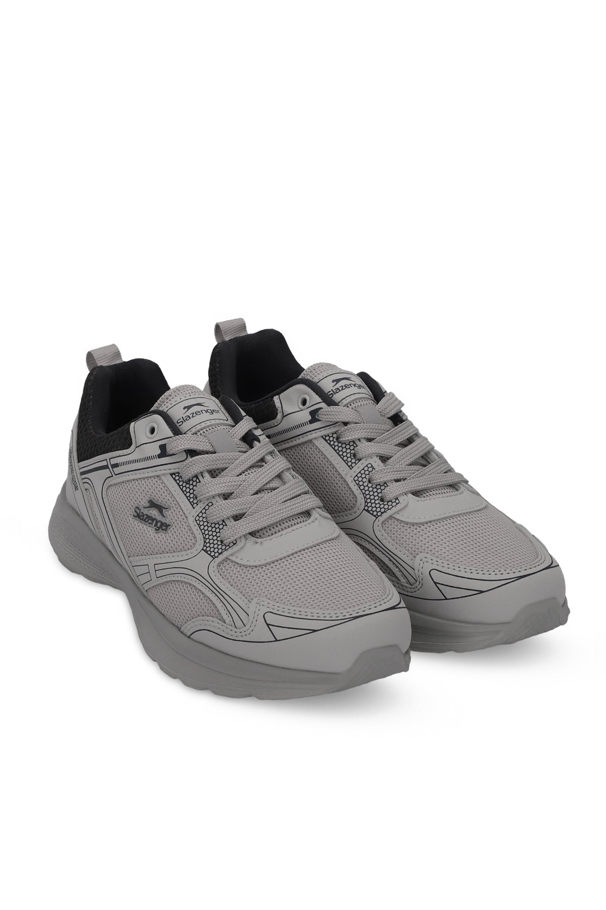 Slazenger Gala Grey / Navy running shoes, view 2