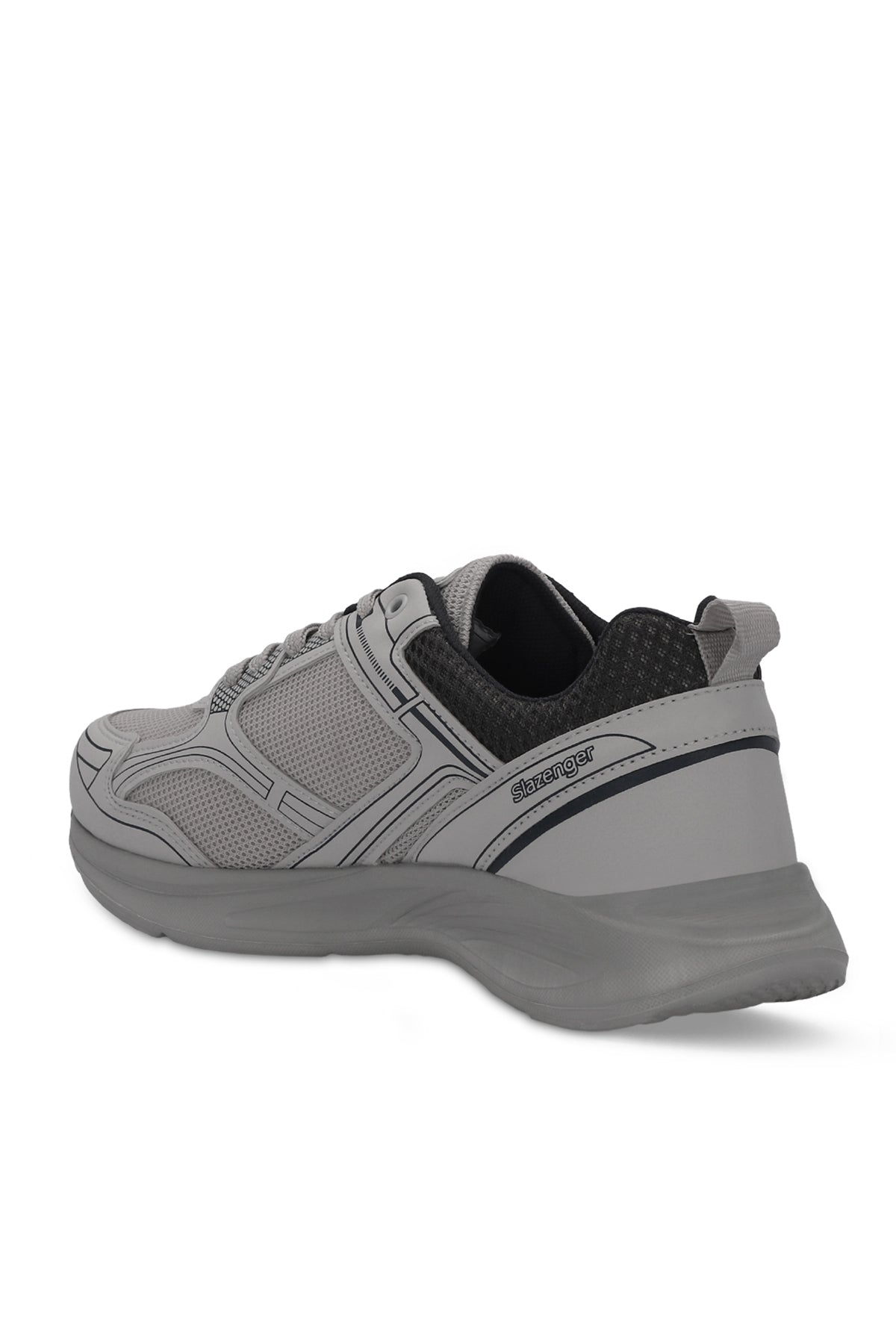Slazenger Gala Grey / Navy running shoes, view 3