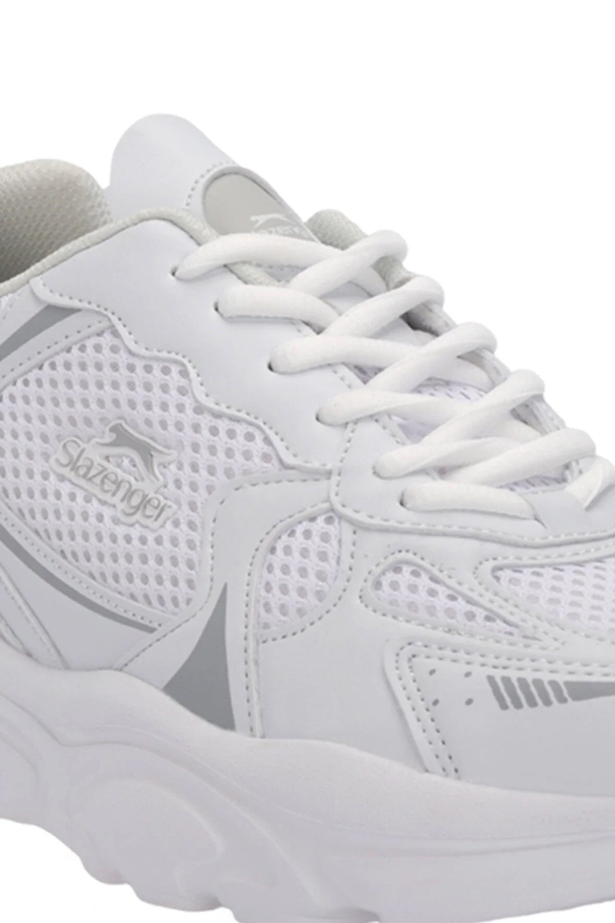 Slazenger Inferno White / Grey running shoes, view 4