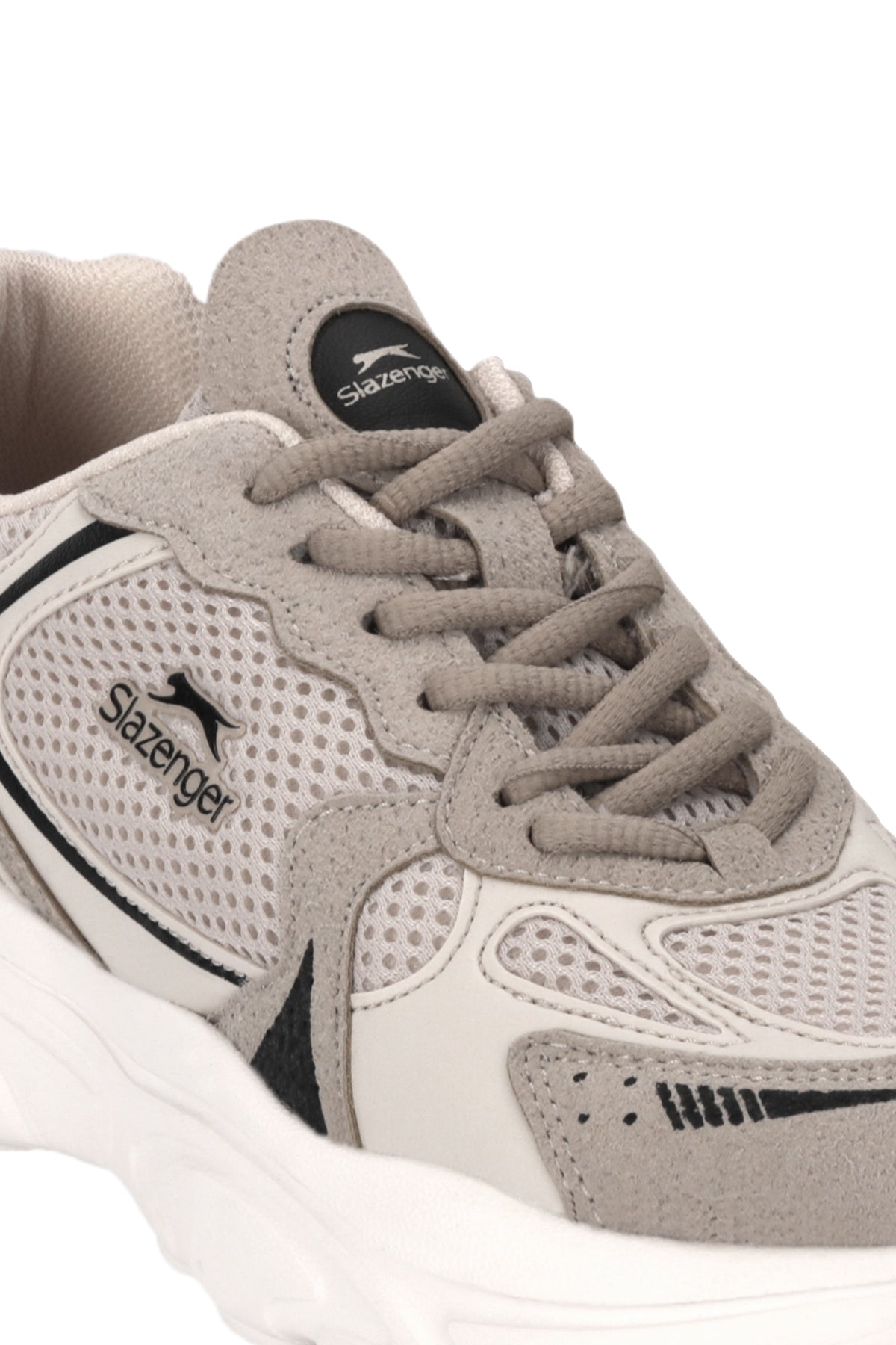 Slazenger Inferno Beige / Black running shoes, view 4